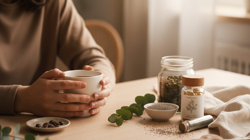 Blog Post: Tirzepatide with coffee safety - Professional illustration