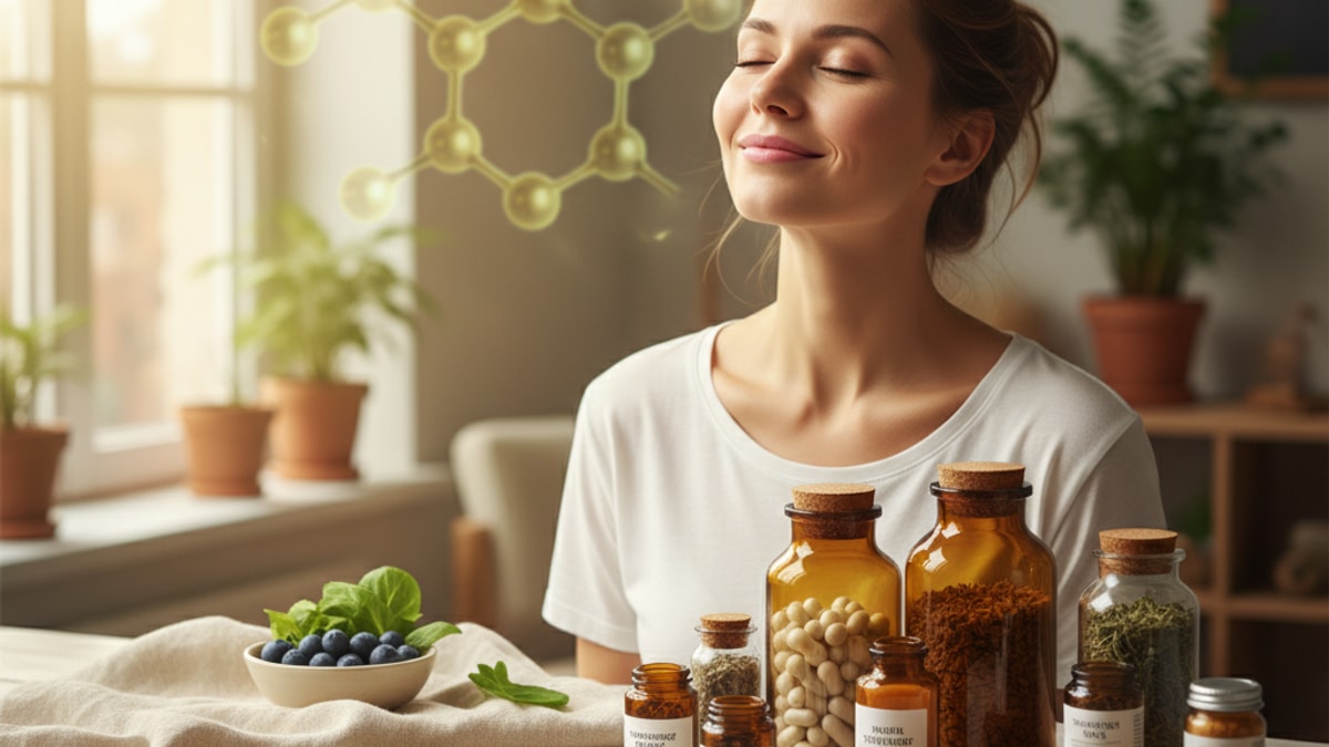 Blog Post: peptide stack mold illness - Professional illustration