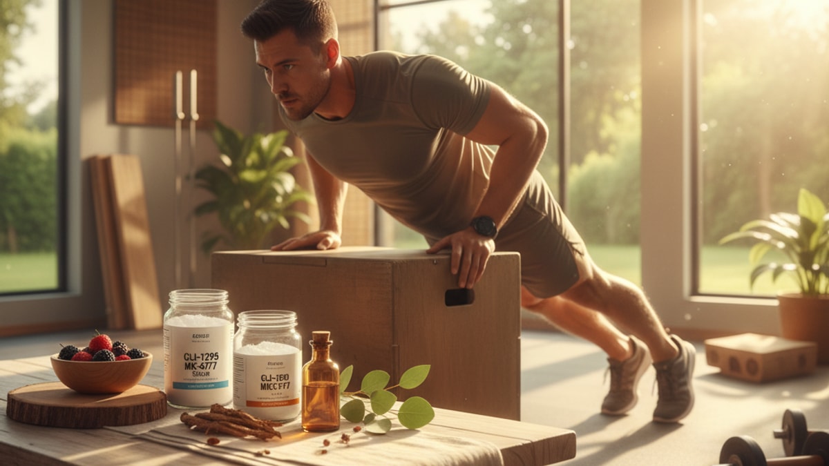 Blog Post: CJC-1295 MK-677 stack protocol - Professional illustration