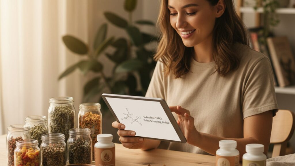 Blog Post: where to buy 5-Amino-1MQ safely online - Professional illustration