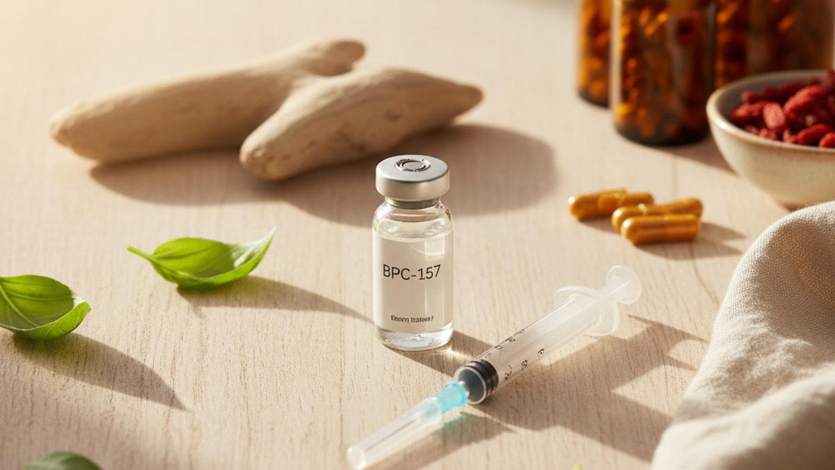 Blog Post: BPC-157 syringes needles supplies - Professional illustration