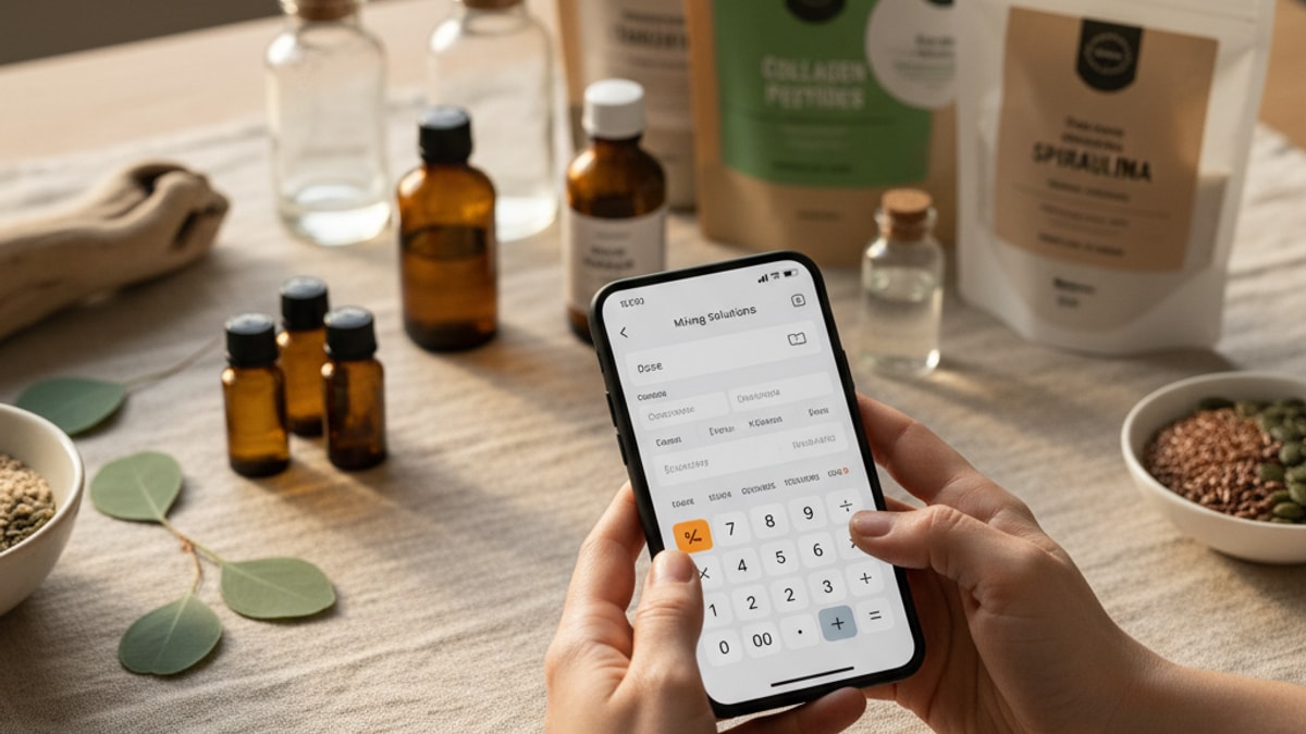 Blog Post: how to mix BPC-157 calculator - Professional illustration
