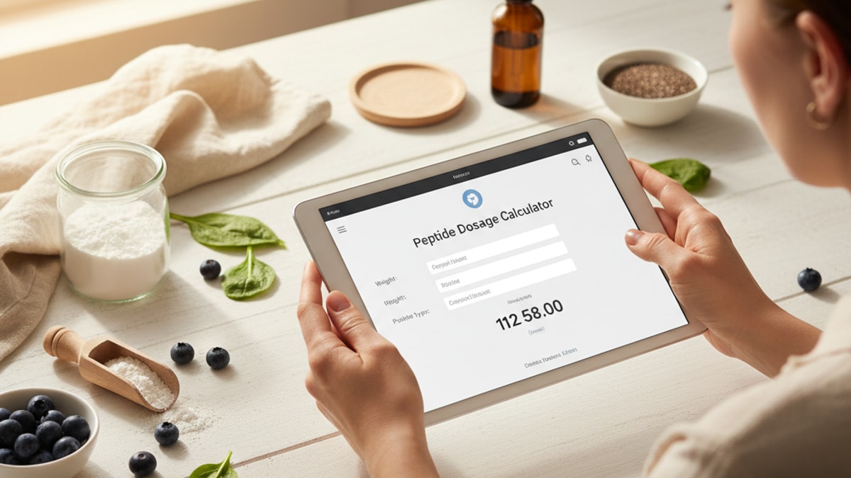 Blog Post: peptide dosage calculator - Professional illustration