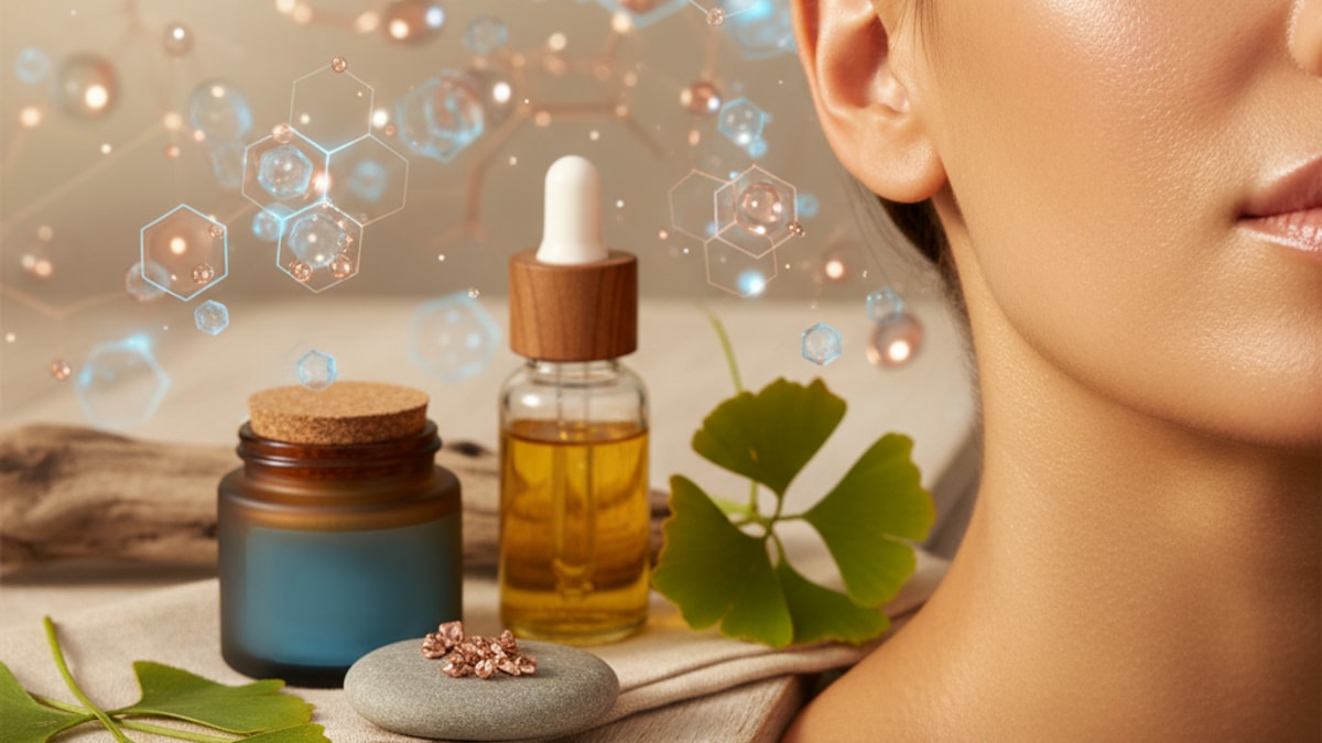 Blog Post: does GHK-Cu help collagen production research - Professional illustration