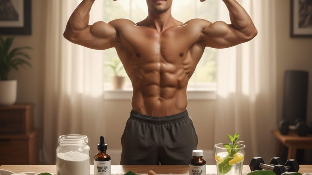 Blog Post: Ipamorelin muscle growth results timeline expect - Professional illustration