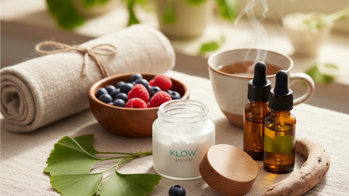 Blog Post: what is KLOW peptide - Professional illustration