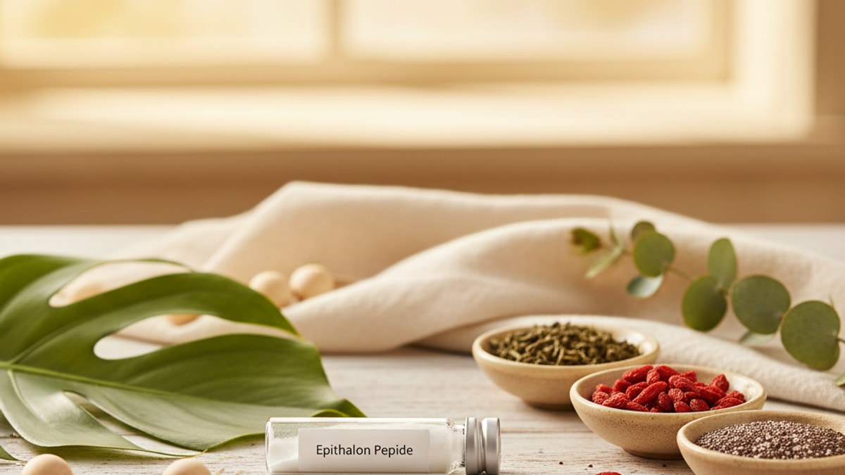 Blog Post: real peptides Epithalon vs competitors quality - Professional illustration