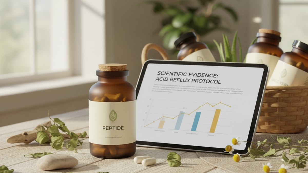 Blog Post: peptides for acid reflux protocol evidence guide - Professional illustration