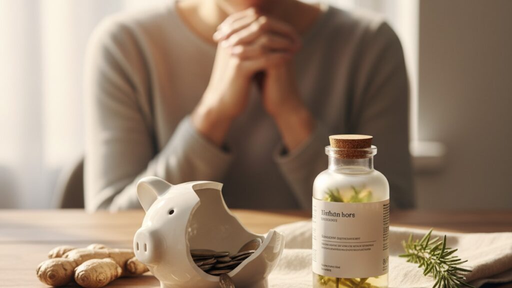 Blog Post: AOD-9604 myths cost money health - Professional illustration