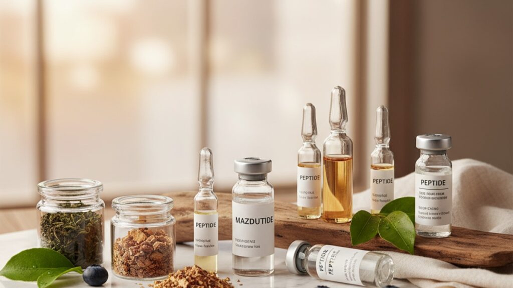 Blog Post: real peptides Mazdutide vs competitors quality - Professional illustration