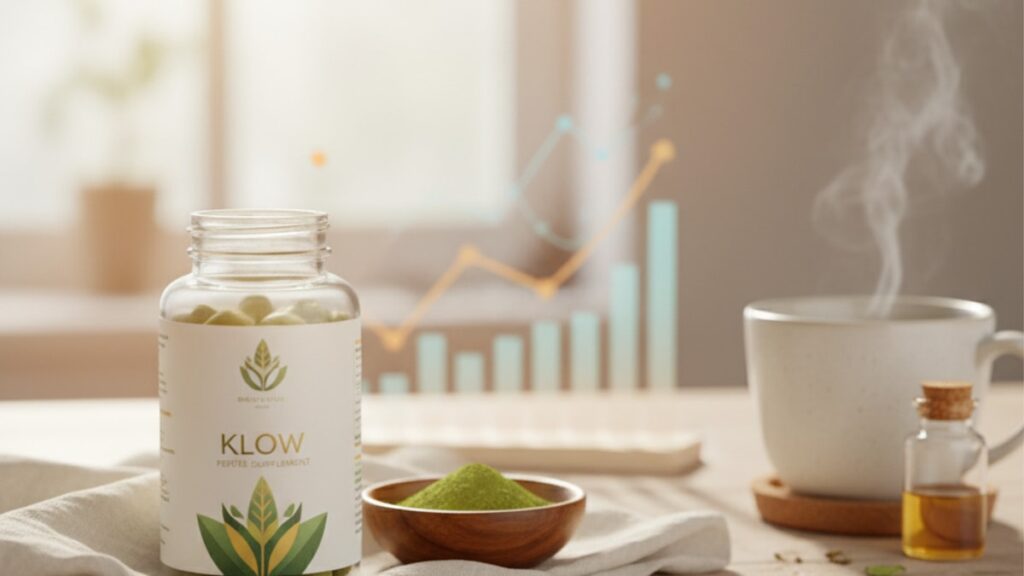 Blog Post: real peptides KLOW vs competitors quality - Professional illustration
