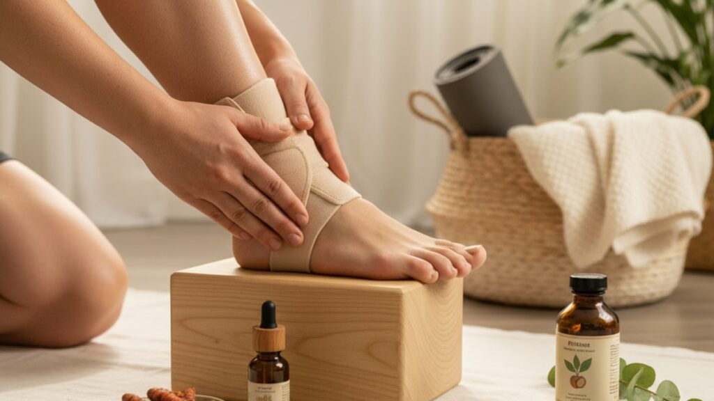 bpc-157 achilles tendonitis mechanism - Professional illustration