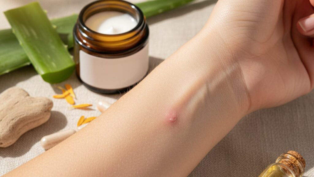 Blog Post: best peptides for burn healing - Professional illustration