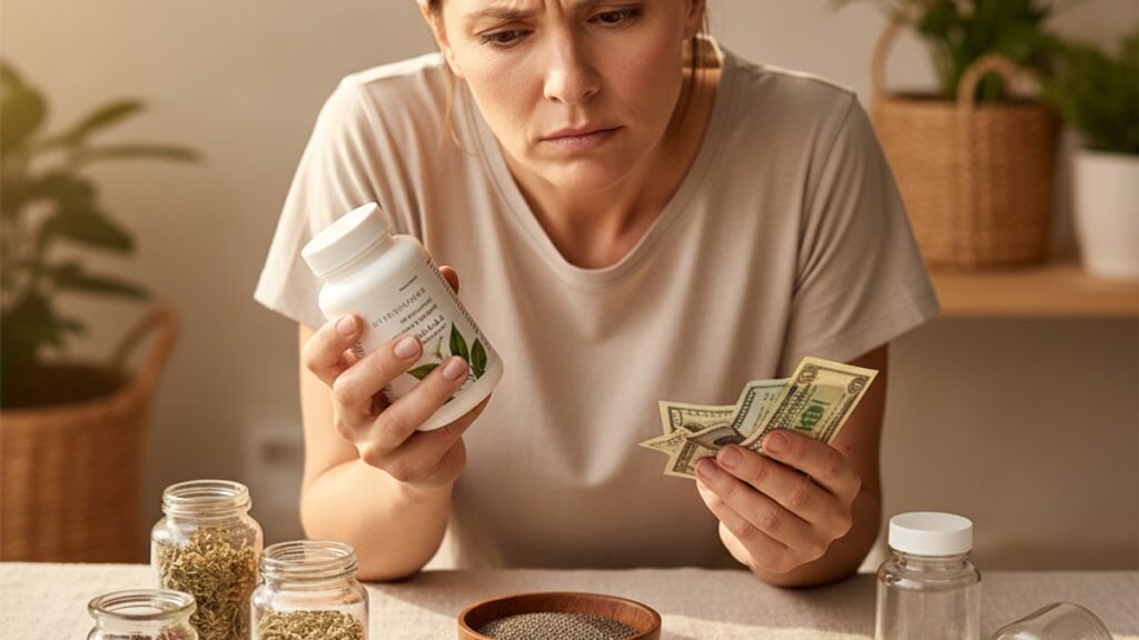 Blog Post: CJC-1295 myths cost money health - Professional illustration