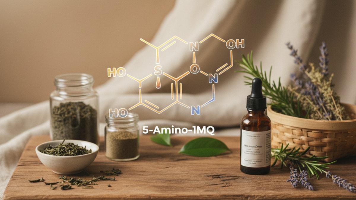 Blog Post: what is 5-Amino-1MQ peptide - Professional illustration