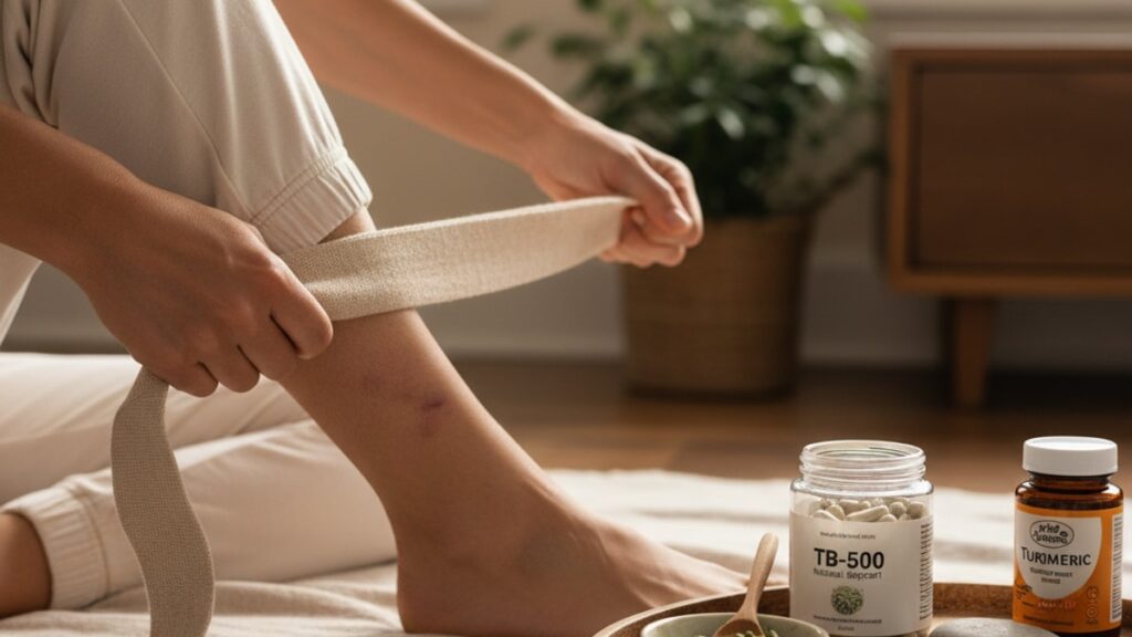 does tb-500 help achilles tendonitis - Professional illustration