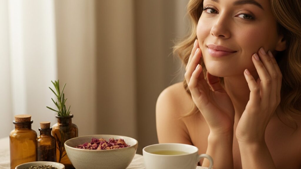 Blog Post: best peptides for rosacea treatment - Professional illustration