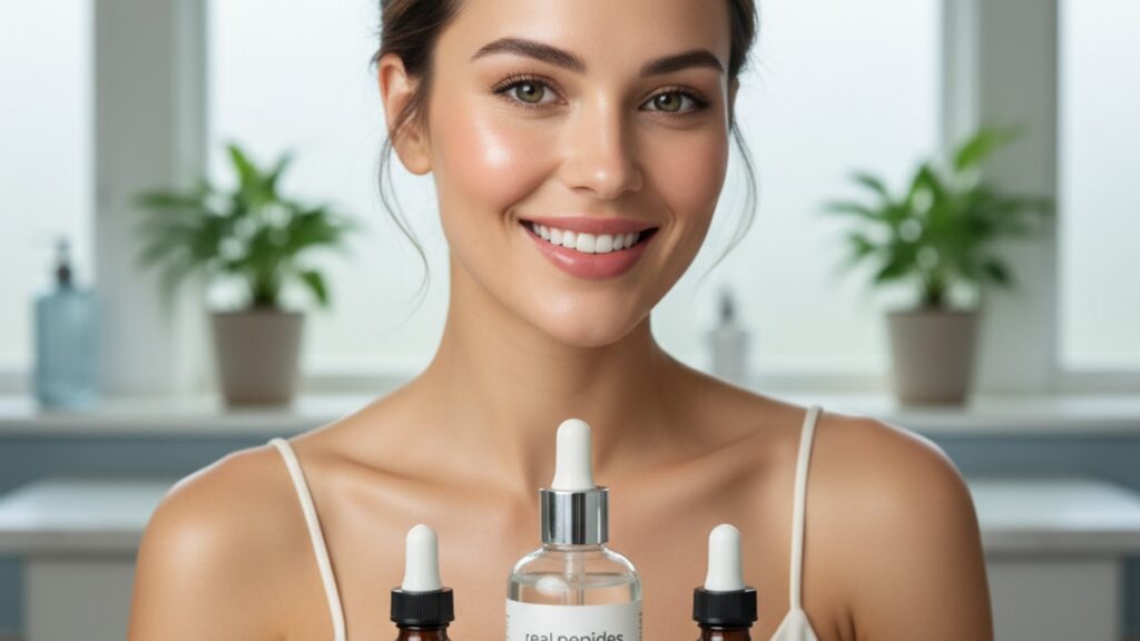 Blog Post: real peptides Glow Stack vs competitors quality - Professional illustration