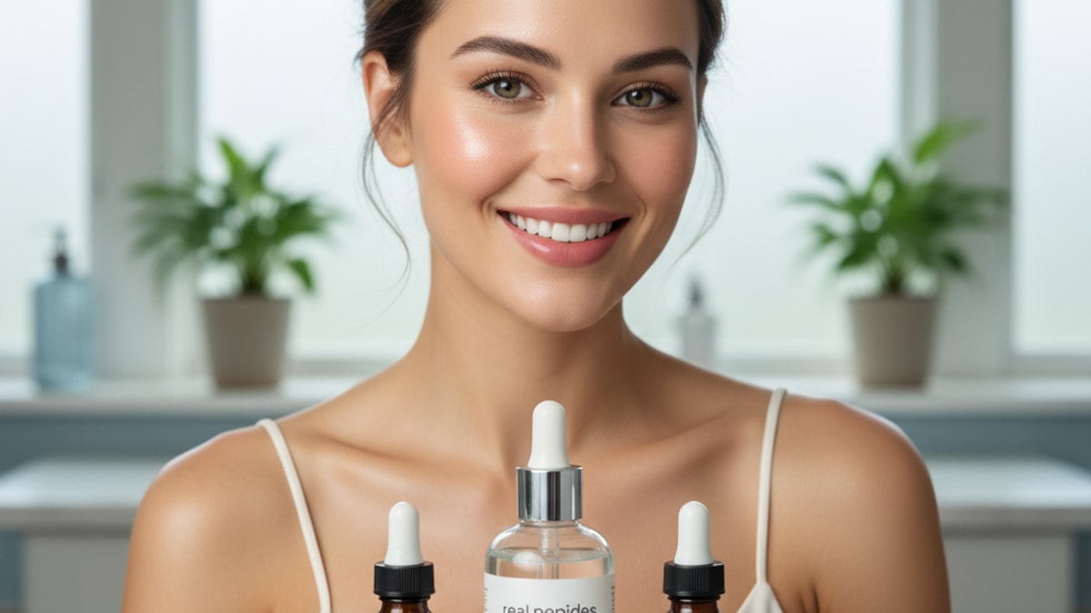Blog Post: real peptides Glow Stack vs competitors quality - Professional illustration