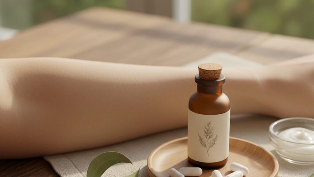 Blog Post: best peptides for scar healing - Professional illustration