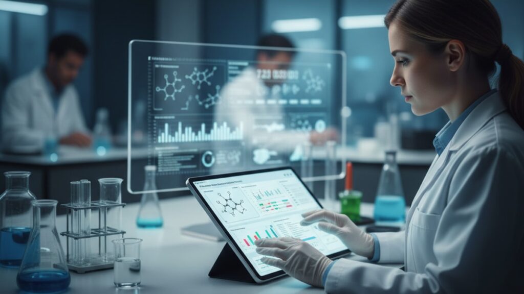 Blog Post: Tirzepatide research log track document - Professional illustration