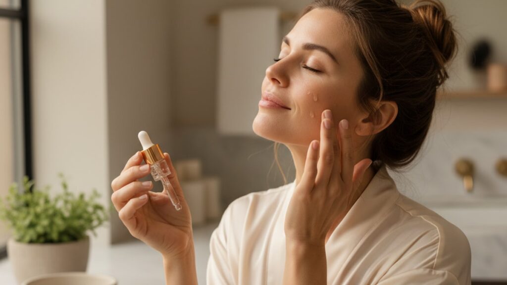 Blog Post: peptide skincare vs botox non-invasive alternatives - Professional illustration
