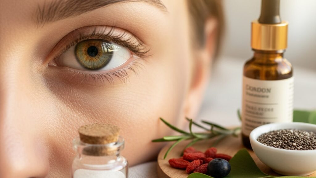 Blog Post: best peptides for eye health - Professional illustration
