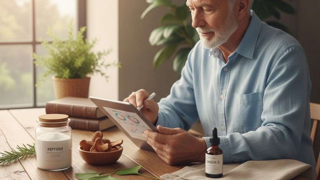 Blog Post: peptides for Parkinson's disease protocol evidence guide - Professional illustration