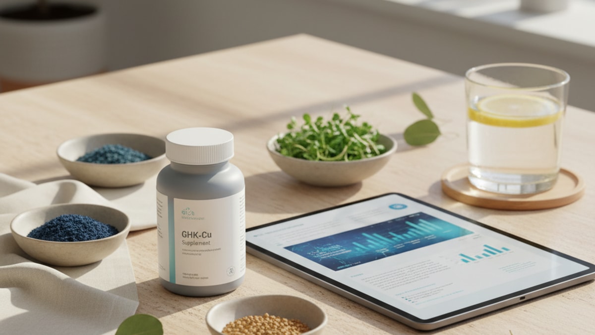 Blog Post: GHK-Cu 2026 latest research dosing buy - Professional illustration