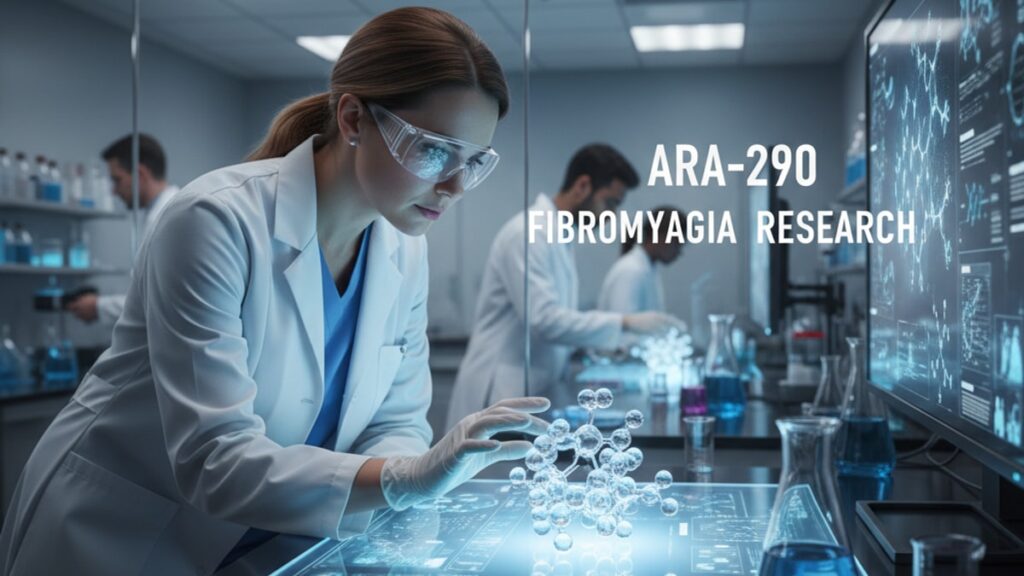does ara-290 help fibromyalgia research - Professional illustration