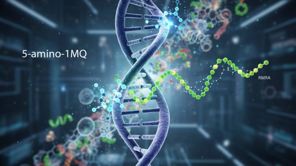 5-amino-1mq gene expression - Professional illustration