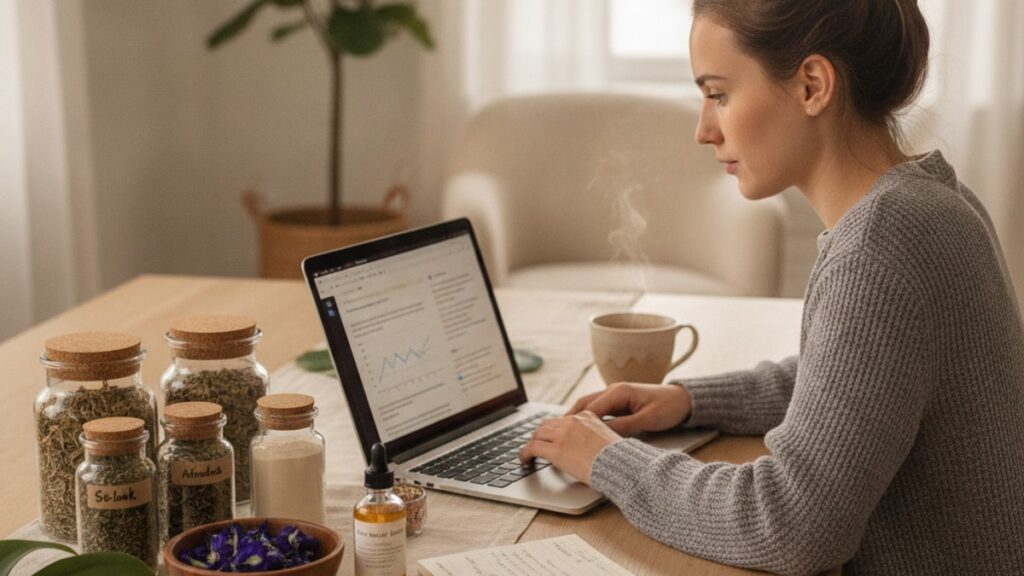 tech workers / knowledge workers researching selank amidate - Professional illustration