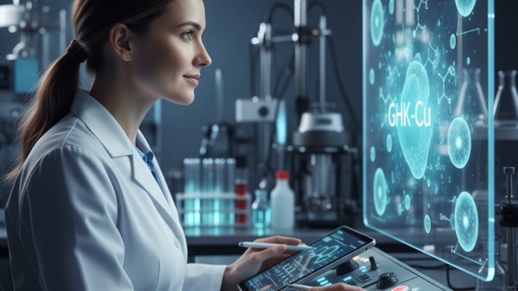 ghk-cu for post-surgery healing research - Professional illustration