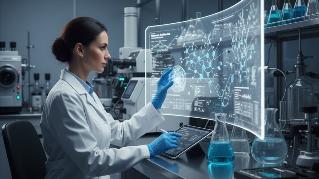 semax amidate metabolism research - Professional illustration
