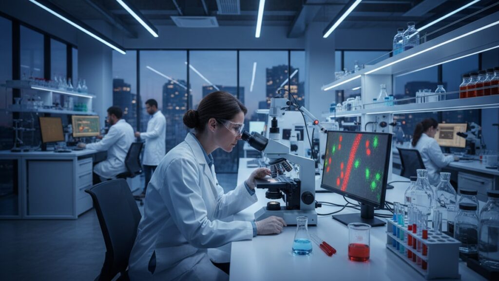 mots-c nad+ for mitochondrial research - Professional illustration