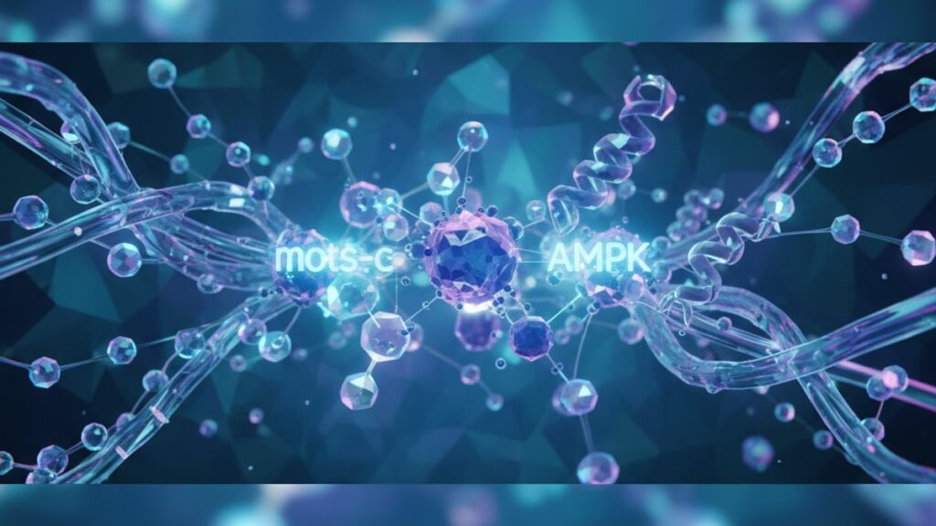 mots-c ampk pathway mechanism - Professional illustration