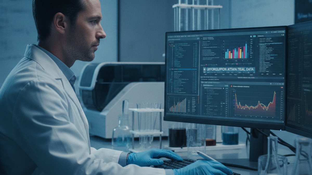 does orforglipron work for attain trial data - Professional illustration