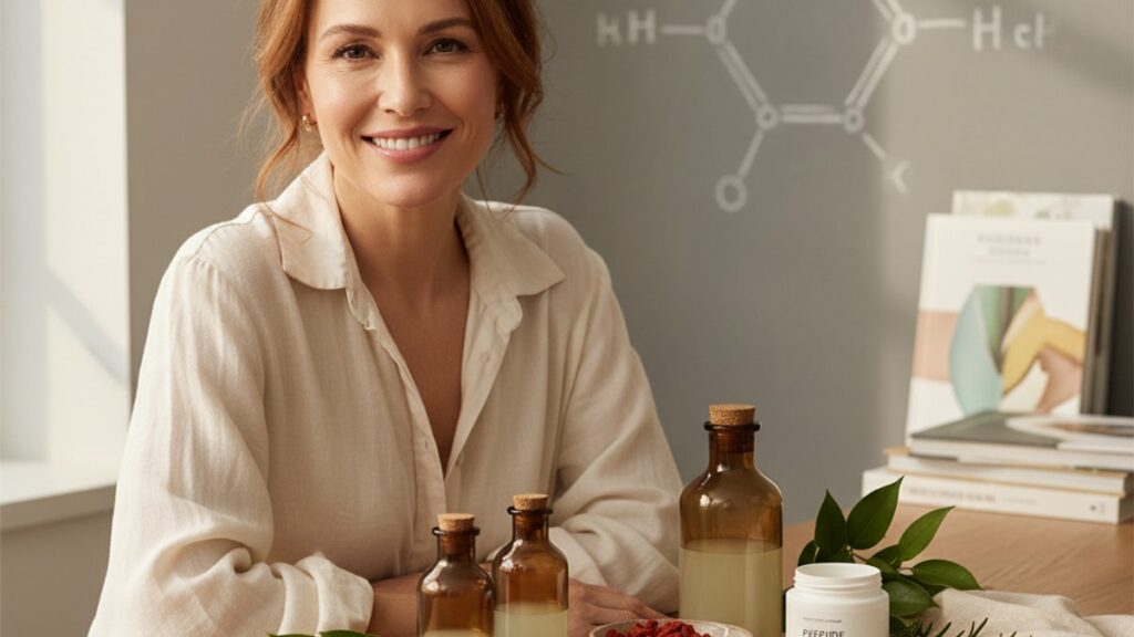 peptides for perimenopause research compared - Professional illustration