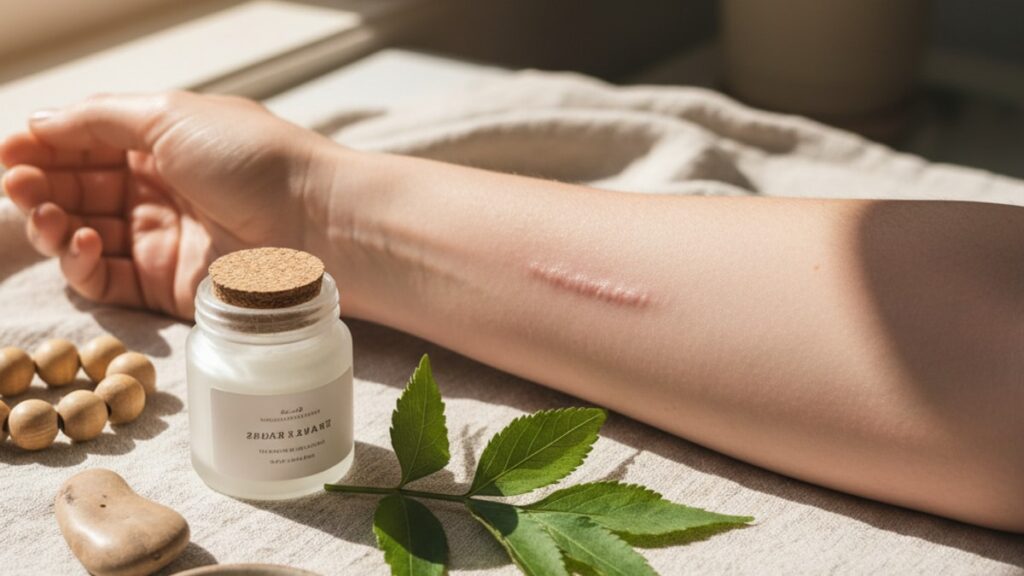 does bpc-157 help scar healing - Professional illustration