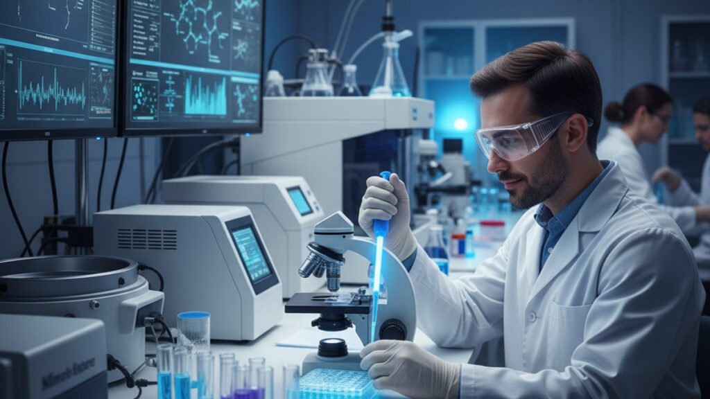 thymosin alpha-1 studied chronic infection research - Professional illustration