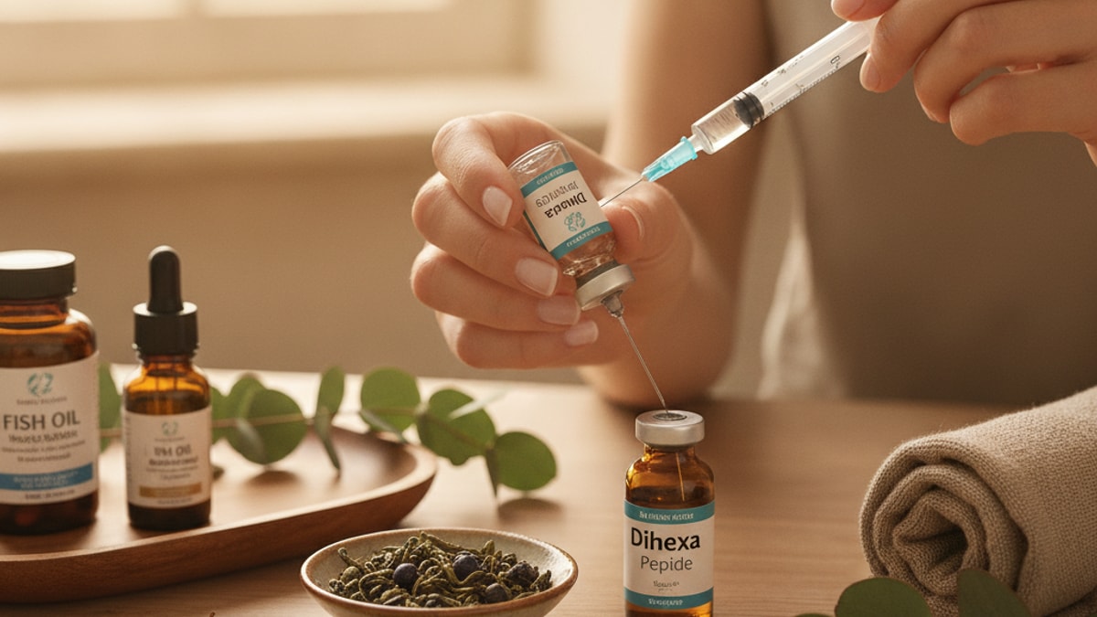 dihexa nasal spray reconstitution - Professional illustration