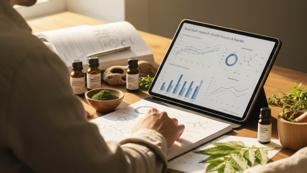 does melanotan-2 help erectile dysfunction research - Professional illustration