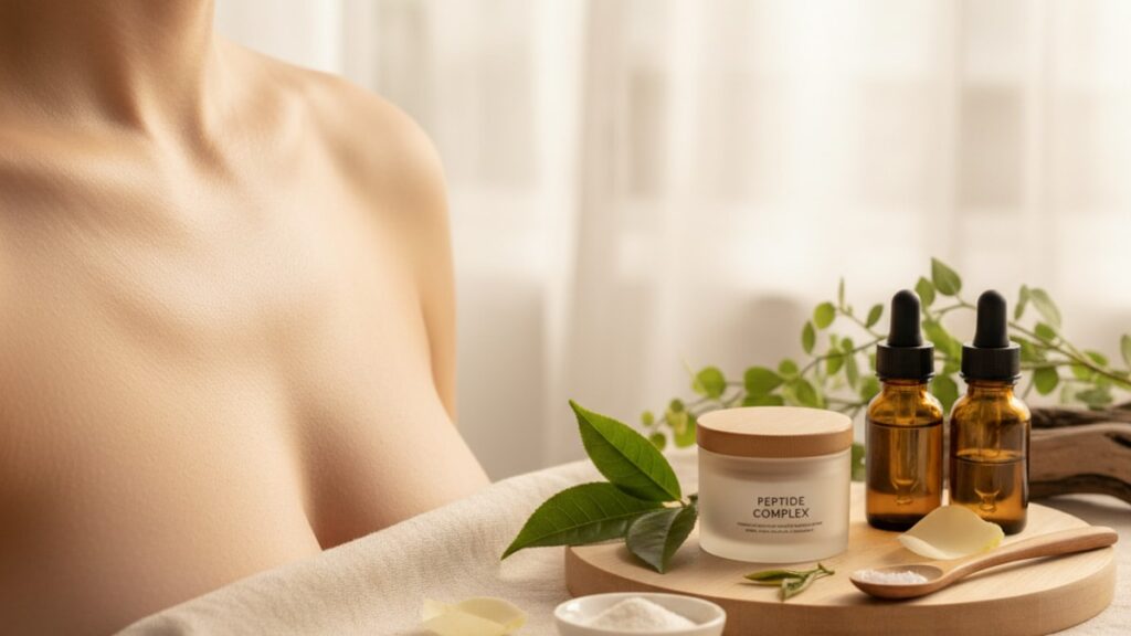 best research peptides for wrinkles - Professional illustration