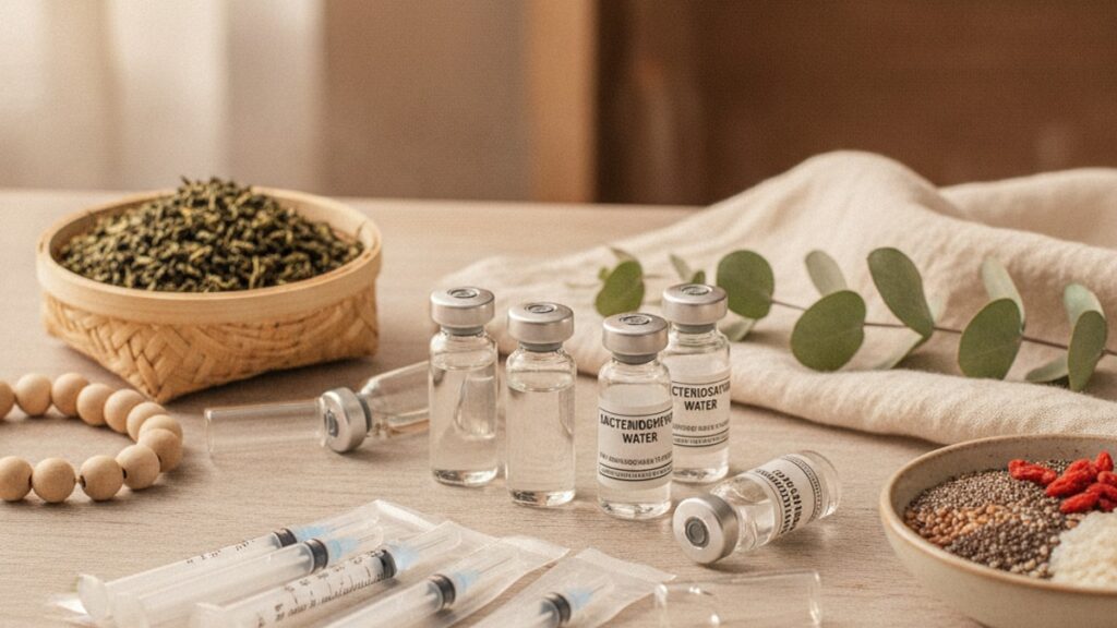 how does bac water compare to other research peptides - Professional illustration