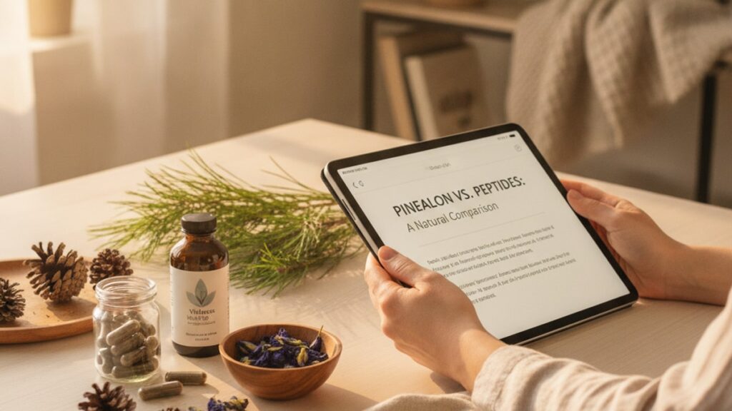 how does pinealon compare to other research peptides - Professional illustration
