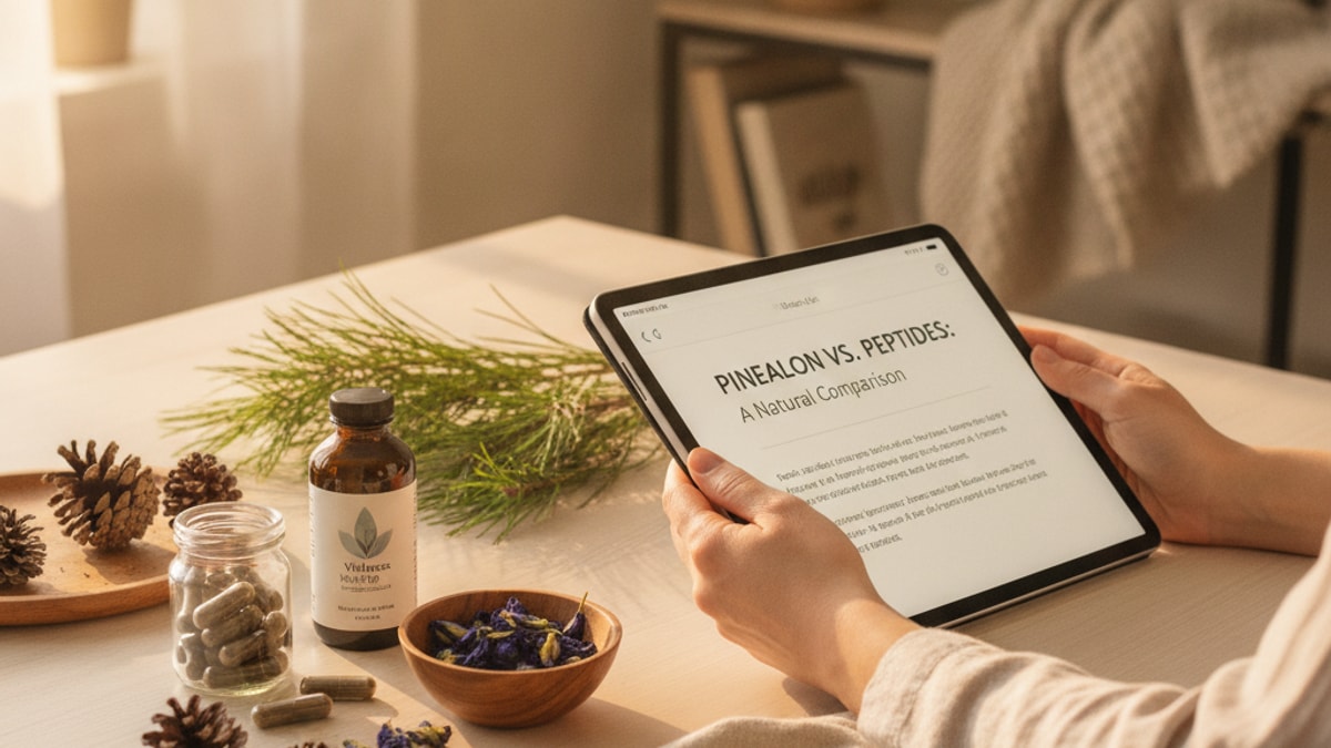 how does pinealon compare to other research peptides - Professional illustration