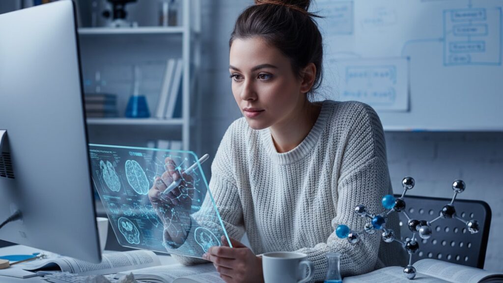 semax amidate studied adhd research - Professional illustration
