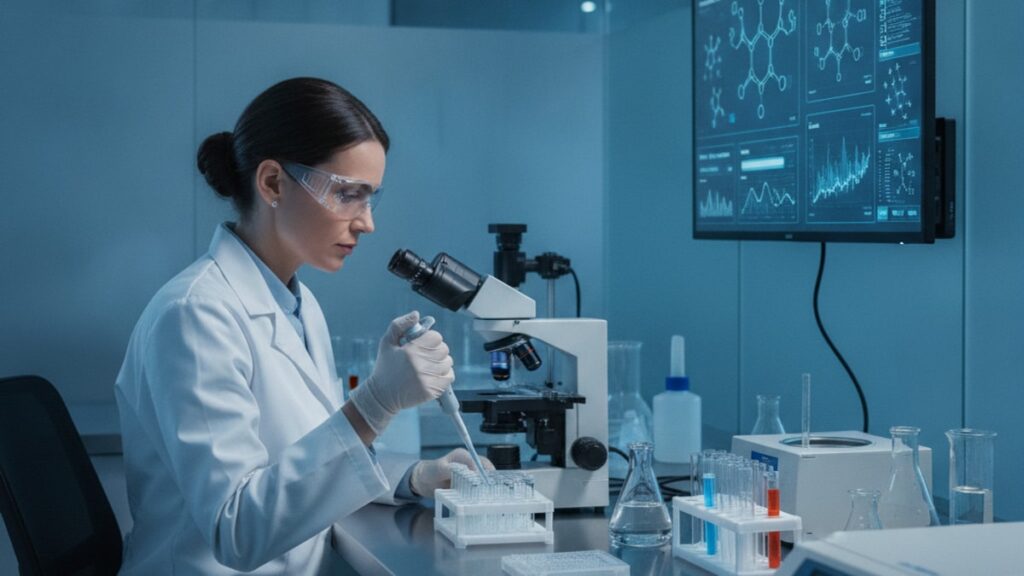 how concentrated should kisspeptin be for research - Professional illustration