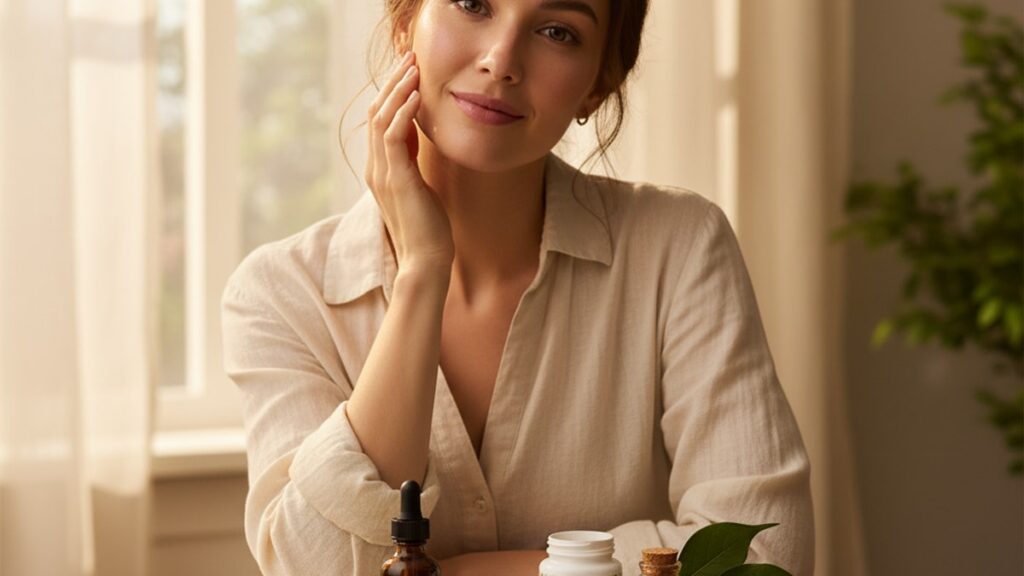 peptides for rosacea compared - Professional illustration