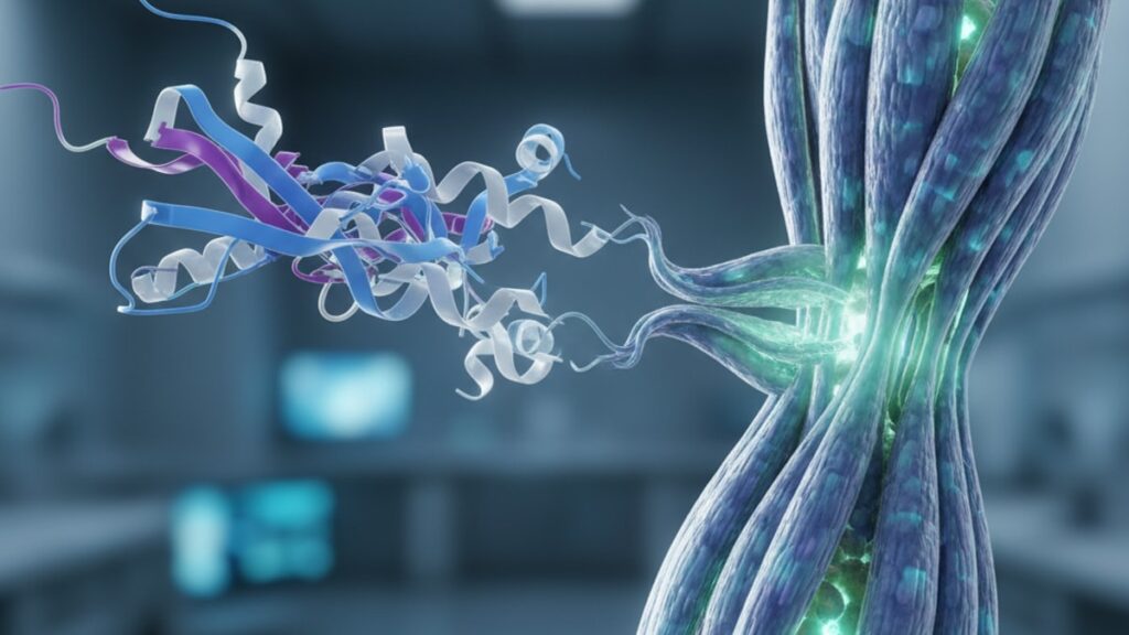 follistatin-344 for sarcopenia research - Professional illustration